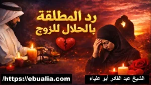 رد المطلقة بالحلال للزوج