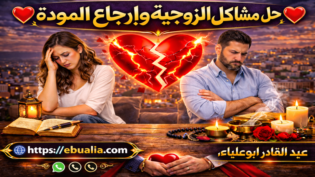 حل مشاكل الزوجية وإرجاع المودة عبر تحسين التواصل وبناء الثقة لتعزيز التقارب العاطفي بين الزوجين