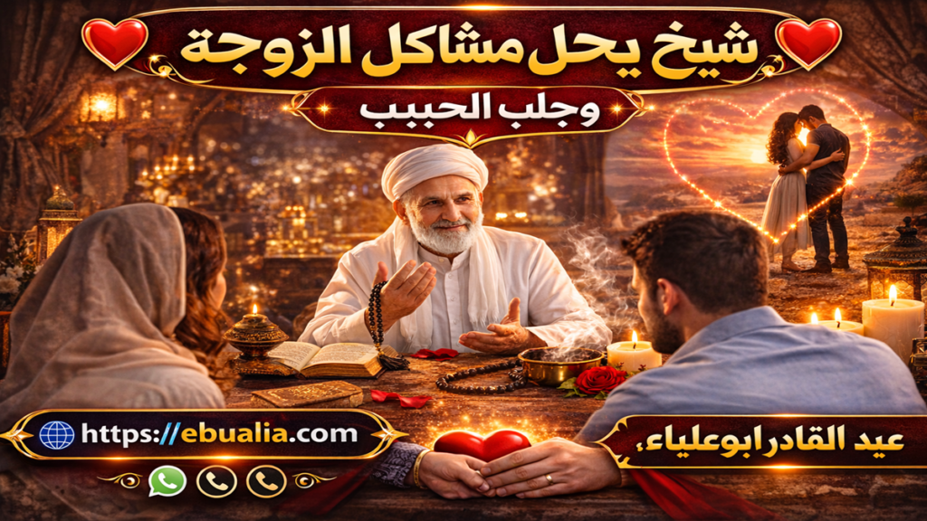 شيخ يحل مشاكل الزوجية عبر تقديم نصائح إصلاحية تساعد على إعادة التفاهم والمودة بين الزوجين