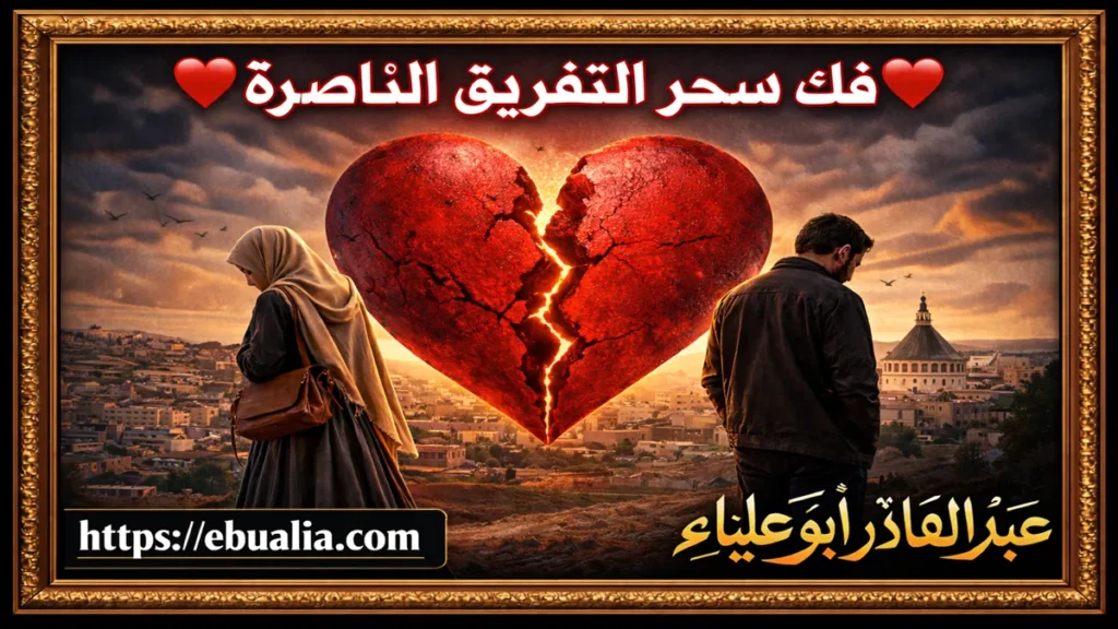فك سحر التفريق في الناصرة وإعادة التفاهم والحب بين الزوجين بطريقة آمنة